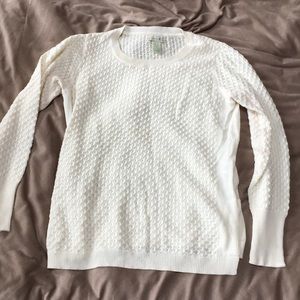 Long sleeve knit sweater